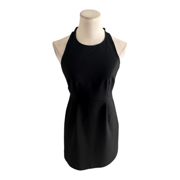 KATE SPADE Billie Bow Back Black Mini Dress Size 0 XS Cocktail Party Holiday - Picture 3 of 5